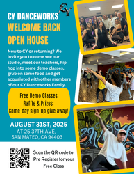 🎉 CY DANCEWORKS WELCOME BACK OPEN HOUSE! 🎉