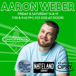 AARON WEBER presented by Commonwealth Comedy Club