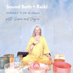 Sunday Evening Sound Bath + Reiki: Cosmic Light & Sound Embodiment