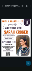 An Evening with Sarah Kroger