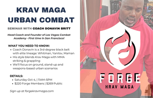 Krav Maga Urban Combat Seminar with Donavin Britt from Las Vegas Combat Academy