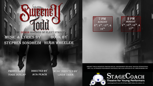 Sweeney Todd presented by StageCoach Theatre in Ashburn August 8 - 17