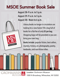 Book Sale at the Grohmann Museum