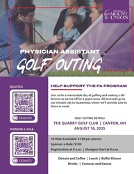 University of Mount Union Physician Assistant Golf Outing
