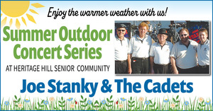 Summer concert series features Joe Stanky and The Cadets
