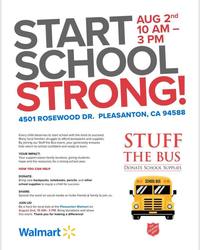 Walmart and Salvation Army "Stuff the Bus" Event