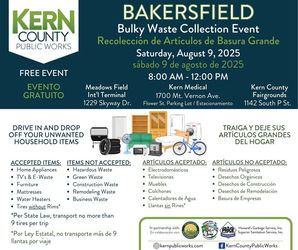 Bakersfield Bulky Waste Collection Event