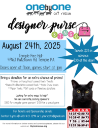Designer Purse Bingo - One by One Cat Rescue