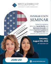 Immigration Seminar August 9th
