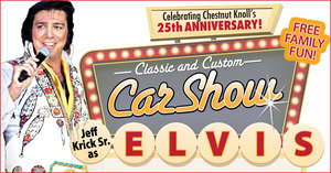 Classic and Custom Car Show with Elvis performance