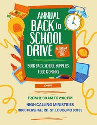 Back to School Drive in Ferguson!