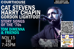 Harry Chapin/Cat Stevens/Gordon Lightfoot – Story Songs of the ’70s 11/15/25 SAT 7:45PM