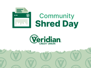 Veridian Credit Union Community Shred Day