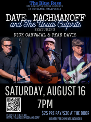 Dave Nachmanoff & The Usual Culprits Outdoor House Concert at The Blue Rose in Woodland