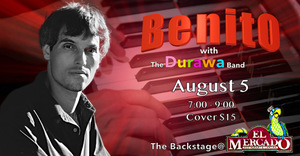 Pianist BENITO Returns to Headline The Backstage with the Ernie Durawa Band