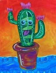 "Crazy-Eyed Cactus" In-Studio Paint Party!