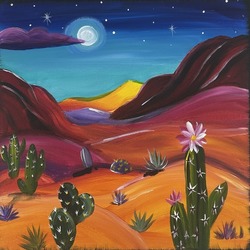 "Prickly Paradise" In-Studio Paint Party!