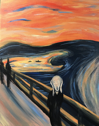 "The Scream" In-Studio Paint Party!