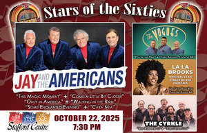 Jay & the Americans, The Vogues, The Cyrkle & La La Brooks LIVE in Stafford, TX on October 22, 2025