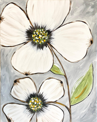 "Dogwood Blooms" In-Studio Paint Party!