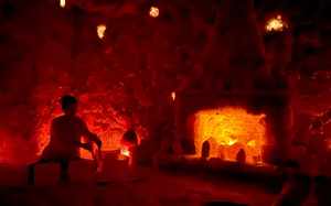 Chair Yoga in the Salt Cave