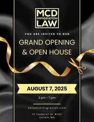 🎉 You're Invited: MCD Law Firm Grand Opening & Open House! 🎉