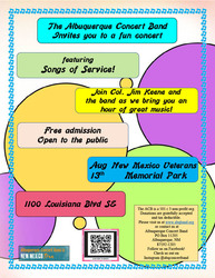 Albuquerque Concert Band-Songs of Service Concert!