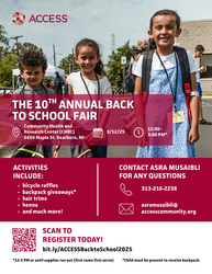 ACCESS presents 10th Back-to-School Fair