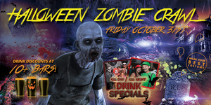 Hollywood Zombie Crawl - Halloween Bar Crawl - Friday Oct 31st