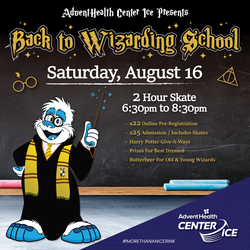 Back to Wizarding School Ice Skate