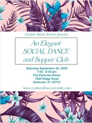 An Elegant Social Dance and Supper Club