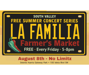 No Limitz at La Familia Farmers Market Free Music Concert Series