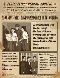 Zoot Suit Styles: Barrio Resistance III Art Exhibit
