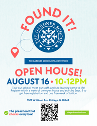 Found it! The Gardner School of Ravenswood Open House