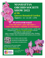 Manhattan Orchid Society Show at the Queens Botanical Garden