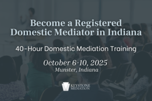 40-Hour Domestic Mediation Training