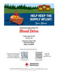 Napa American Legion Blood Drive
