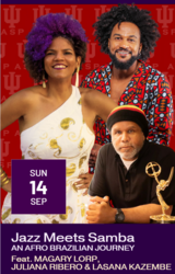 Jazz Meets Samba featuring Magary Lord, Juliana Ribeiro, and Lasana Kazembe Indy Jazz Fest