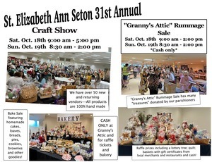 31st Annual Craft Show and Rummage Sale - St. Elizabeth Ann Seton Coral Springs COPY