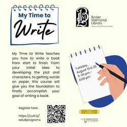 My time to Write
