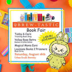 Urban South Brewery hosts a Brew-tastic Book Fair on Saturday, August 16