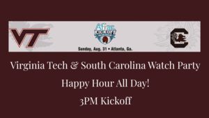 Virginia Tech and University of South Carolina Watch Party at Solace Brewing Co. in Sterling