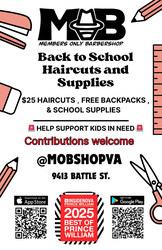 Members Only Barbershop Back to School Give Back