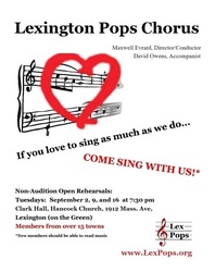 Sing with Lexington Pops Chorus