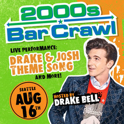 The Seattle 2000s Bar Crawl® is taking over with Drake Bell and Y2K vibes on August 16th!