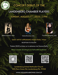 Concert Debut: Forces of Nature! Landenberg Chamber Players