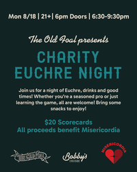 Euchre Night @ Bobby’s Eastside | Benefiting Misericordia