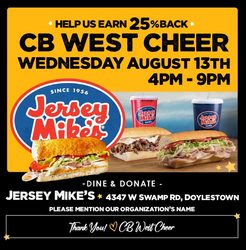 CB West Cheer Dine & Donate