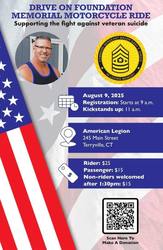 Drive On Foundation Memorial Motorcycle Ride-Fundraiser Supporting the Fight Against Veteran Suicide