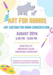 Art for Rhinos Live Art Auction Fundraiser